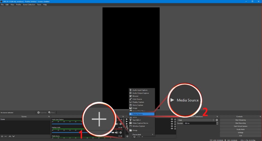 Make Shorts on PC with OBS Studio: step 5
