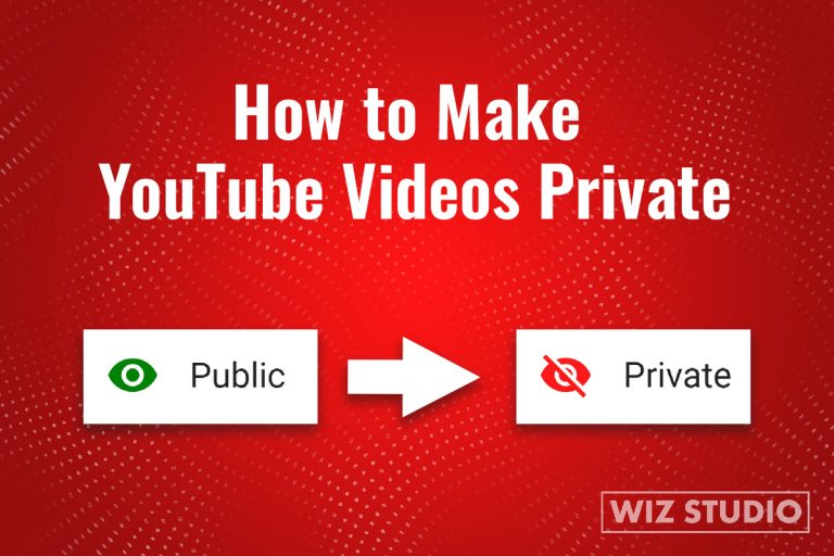 How To Make YouTube Videos Private [+ FAQ] WizStudio